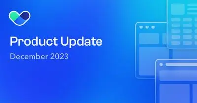 Product Update December 2023 – Drag and Drop with custom HTML and more