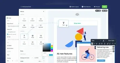 Introducing drag and drop email content and a new campaign editing experience