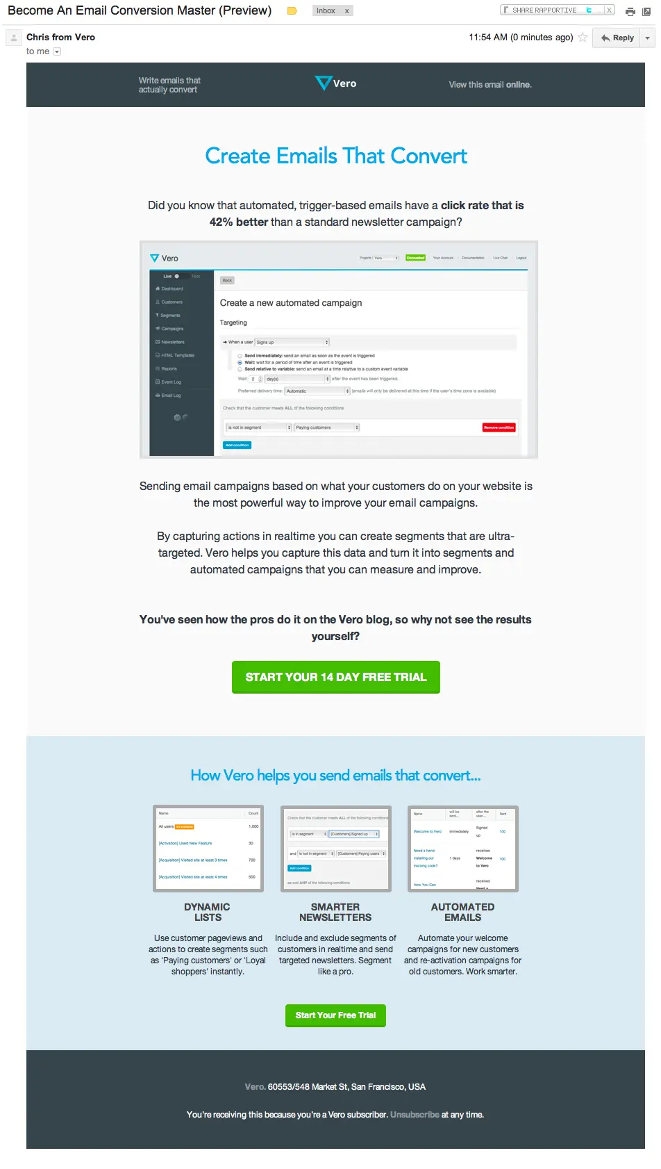 vero-direct-ask-blog-subscribers