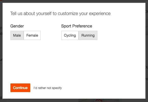 strava onboarding