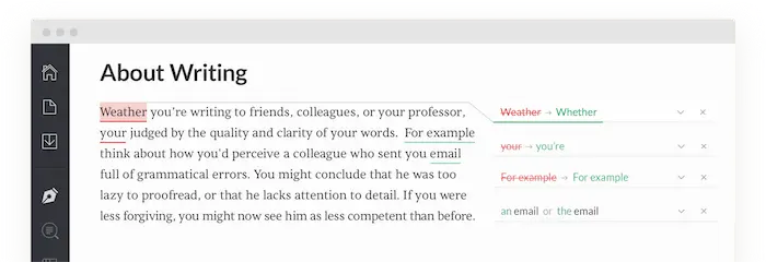 grammarly screenshot