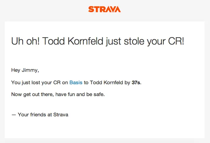 Zeigarnik Effect Strava