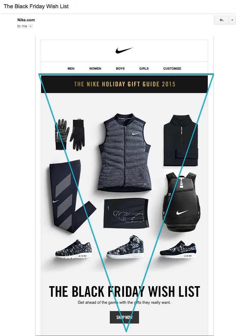 nike inverted pyramid