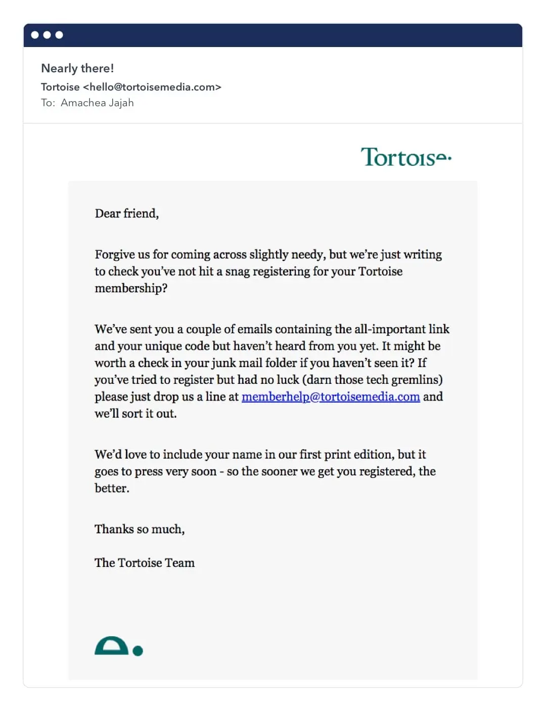 customer retention example