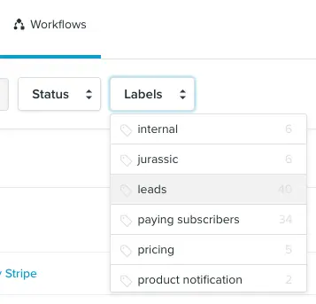 workflow labels