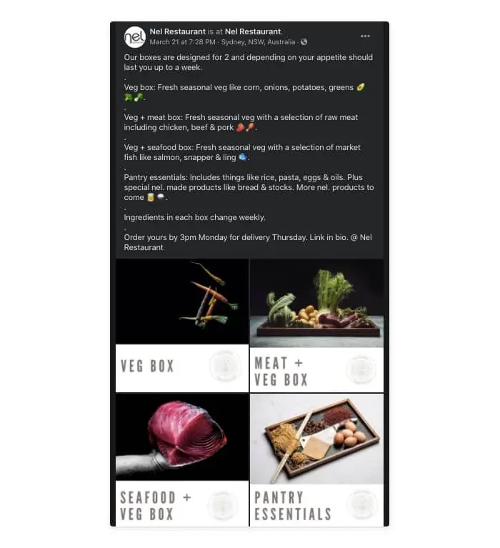 Restaurant covid-19 marketing idea