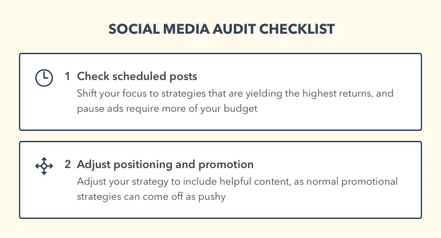 Social media audit checklist
