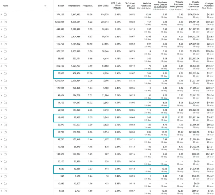 PPC Facebook campaign ROI