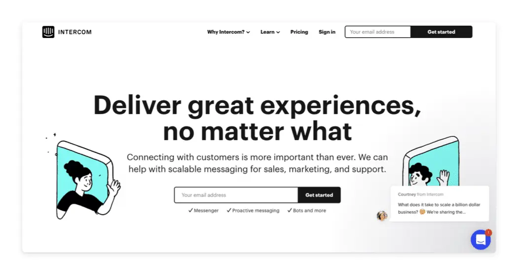 Intercom marketing stack example