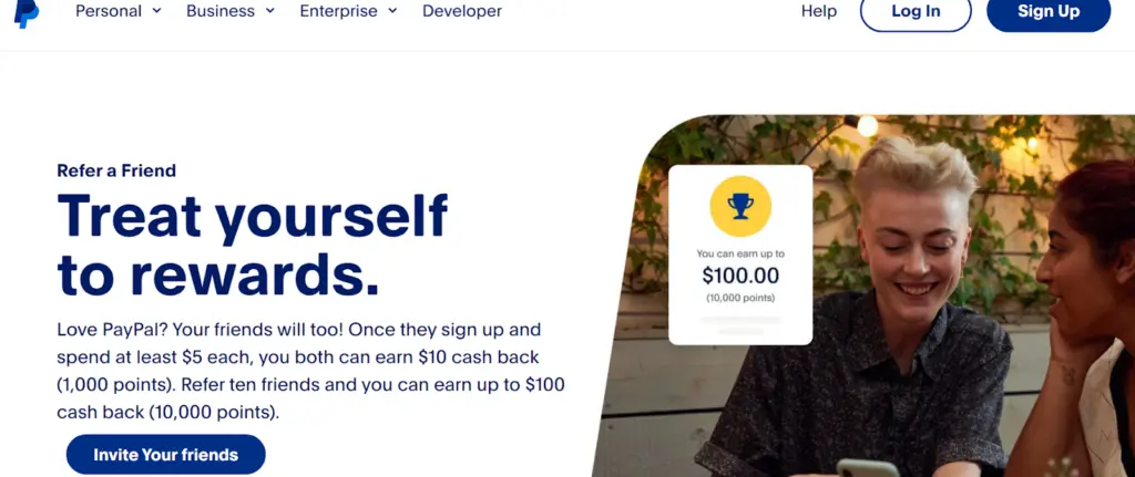 PayPal Refer a Friend