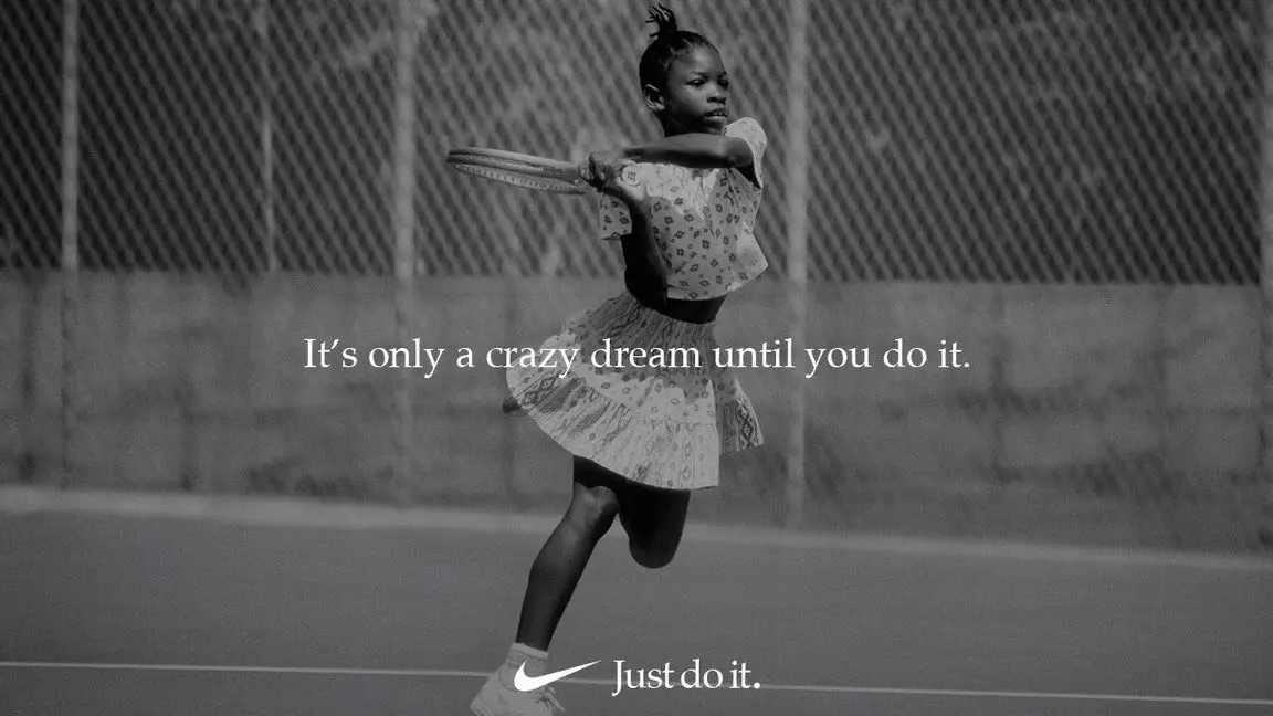 Nike ad featuring Serena Williams
