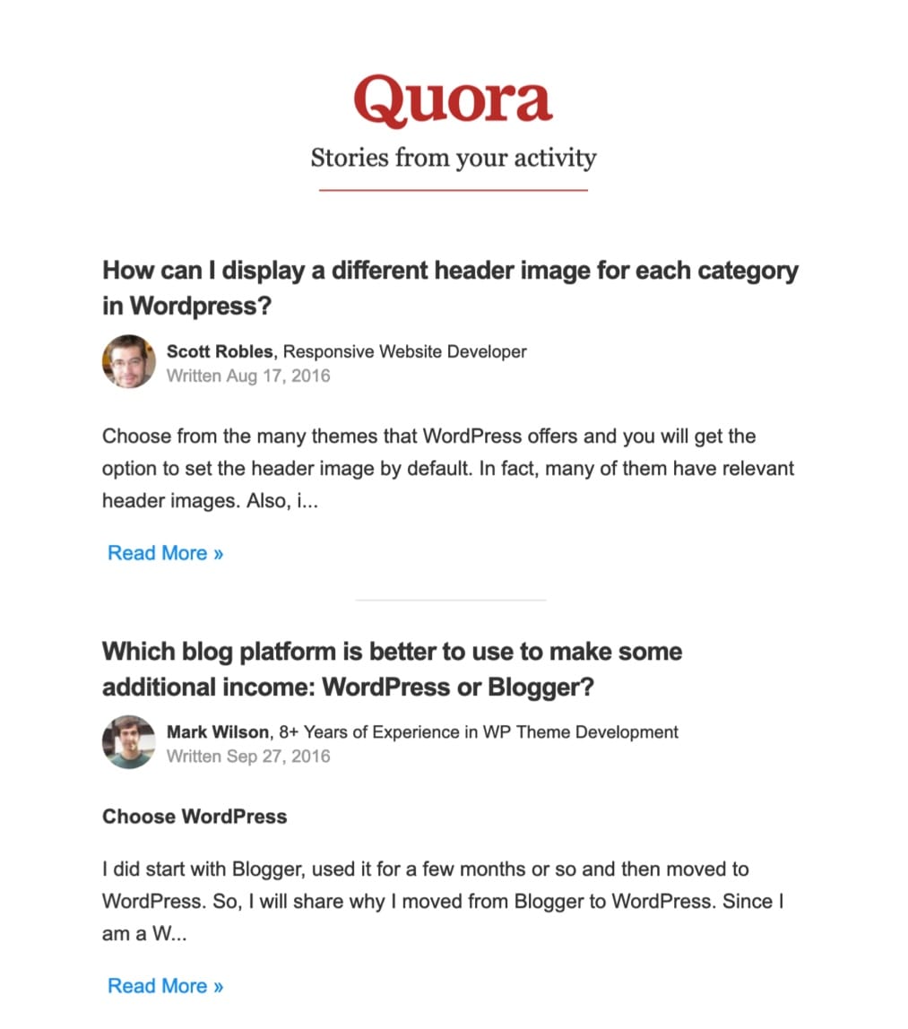 40 tips example quora