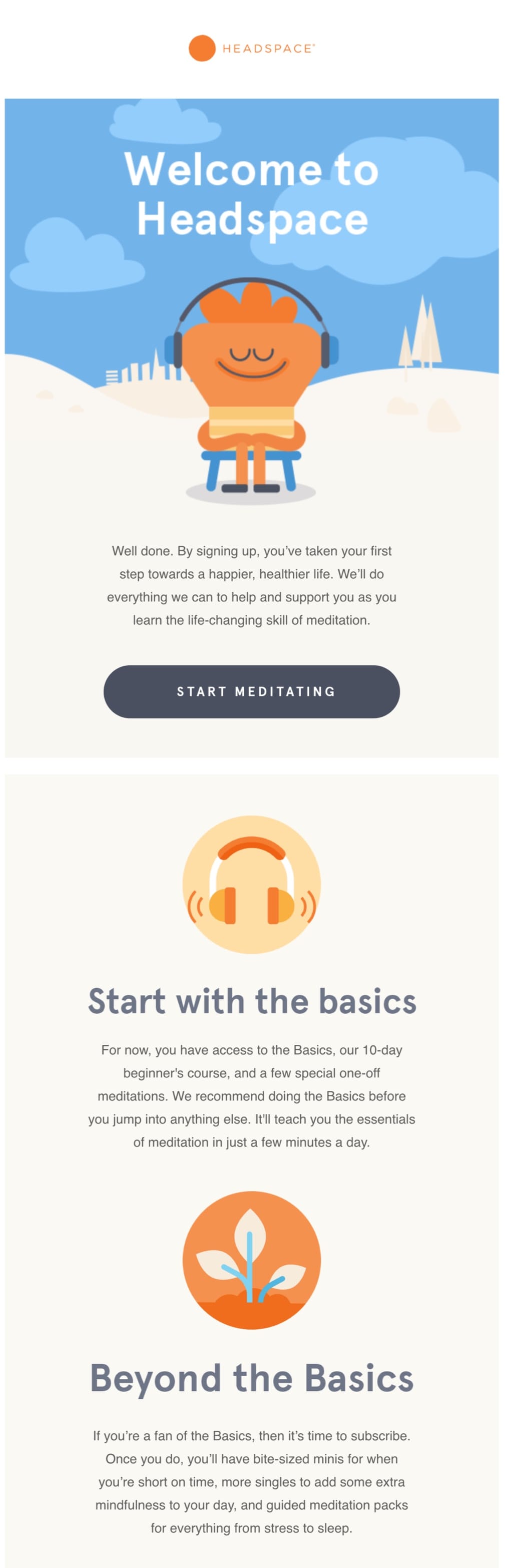 email example headspace