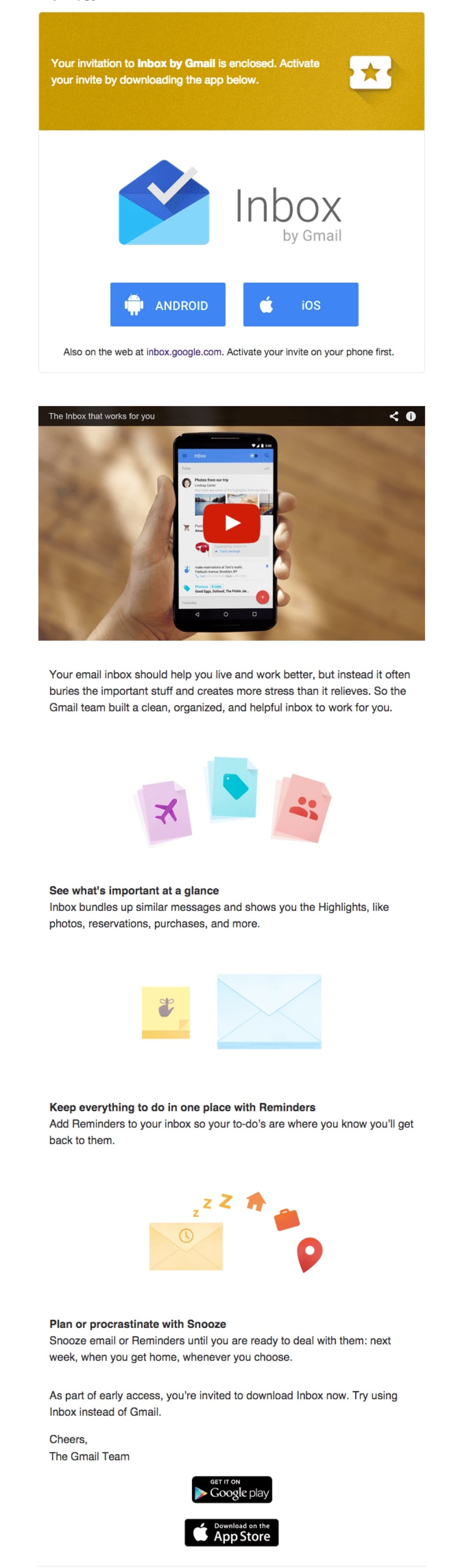 promotional email example gmail (invitation email)