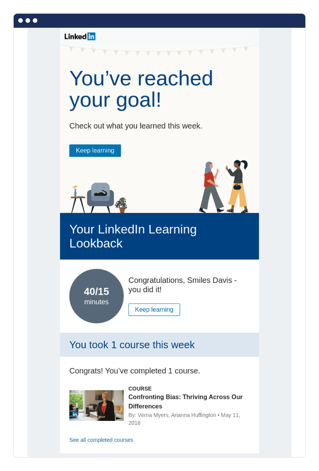LinkedIn B2B marketing automation example