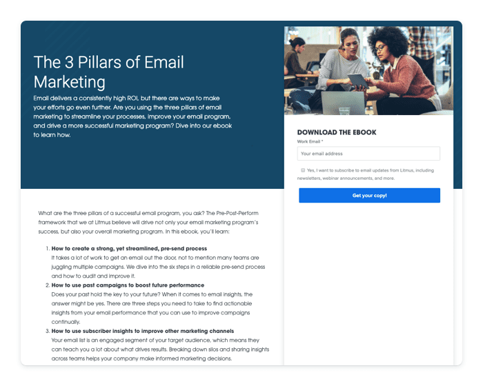 3 pillars of email marketing