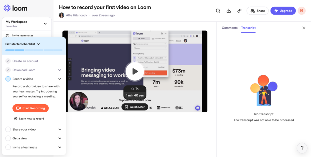 Record your Loom