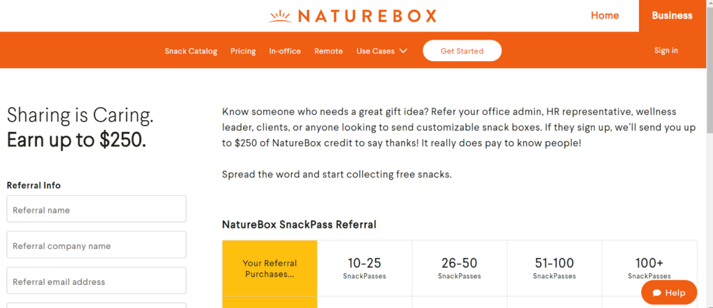 NatureBox Refer a Friend