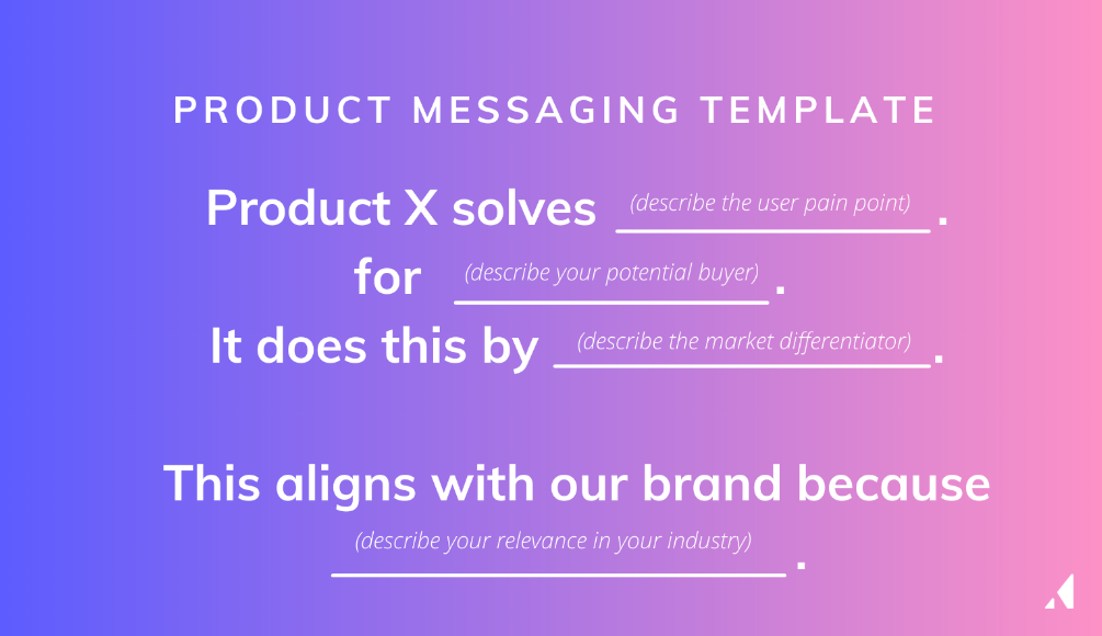 Product marketing and messaging